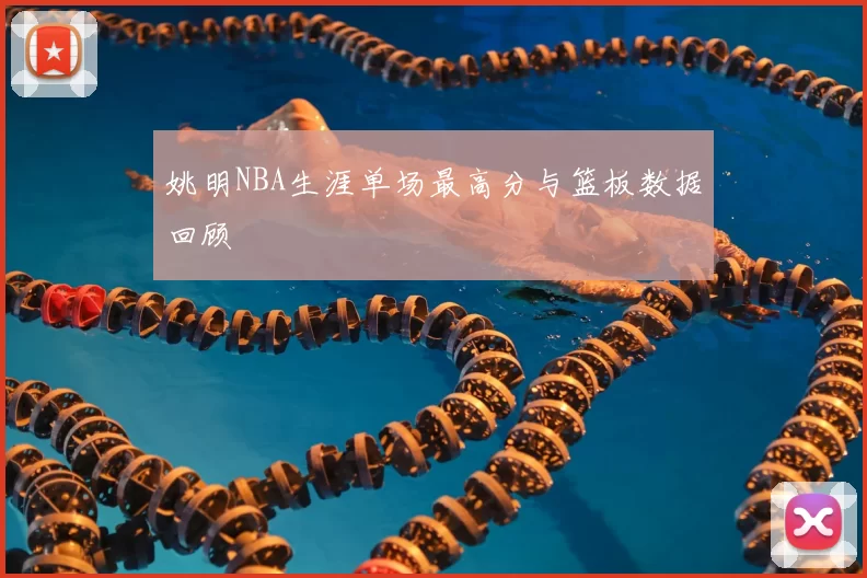 姚明NBA生涯单场最高分与篮板数据回顾